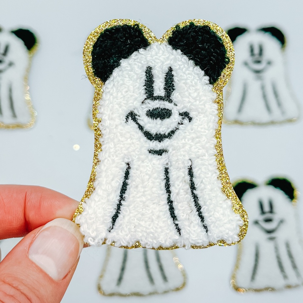 Ghost Mickey mouse Halloween chenille patch